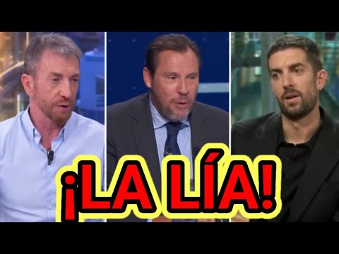 MINISTRO ÓSCAR PUENTE LA LÍA POR PABLO MOTOS Y BRONCANO Y ESTRATEGIA DE EL HORMIGUERO PARA GANAR