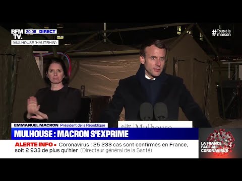 Revoir en intégralité l'intervention d'Emmanuel Macron depuis Mulhouse