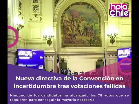 Tensión en votación para elegir nueva directiva en la Convención Constitucional