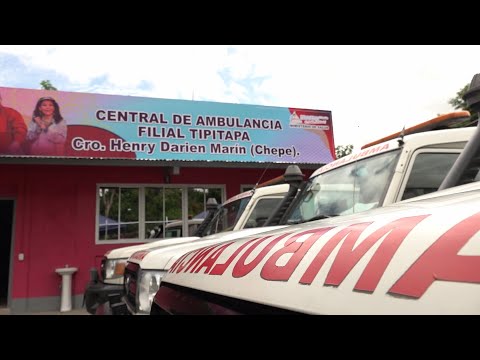 Minsa inaugura Central de Ambulancias en Tipitapa