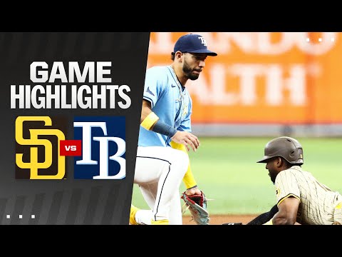 Padres vs. Rays Game Highlights (9/1/24) | MLB Highlights