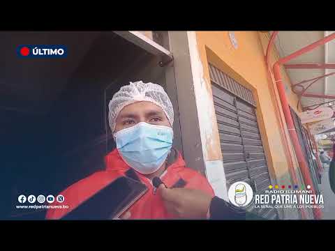 Punto de vacunación contra el Covid-19 en la terminal de buses de La Paz