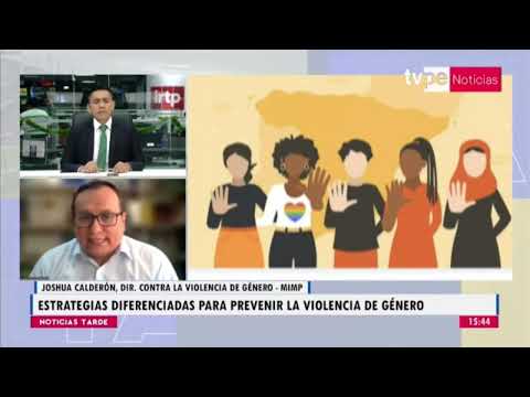 Noticias Tarde | Joshua Calderón, director contra la violencia de género del MIMP - 30/12/2022