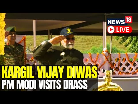 PM Modi Kargil Vijay Diwas | PM Modi Speech Live | PM Pays Tribute To Fallen Heroes LIVE | N18L