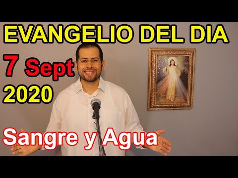 Evangelio Del Dia de Hoy - Lunes 7 Septiembre 2020- Sangre y Agua