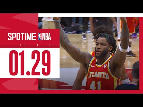 [SPOTIME NBA] 승부를 가른 풋백 토론토 vs 애틀랜타 & TOP5 (01.29)