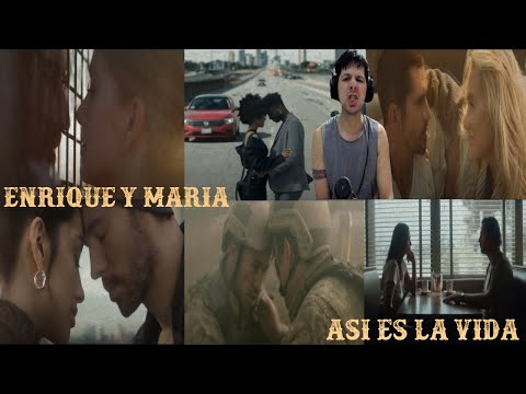 Reaccion Enrique Iglesias, Maria Becerra   ASI ES LA VIDA Official Video