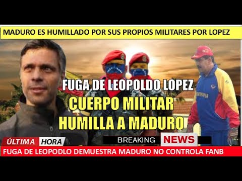 Maduro pierde control militar fuga de Leopoldo Lopez tema en los cuarteles