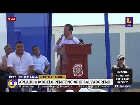 Ministro de Justicia aplaudió modelo penitenciario salvadoreño
