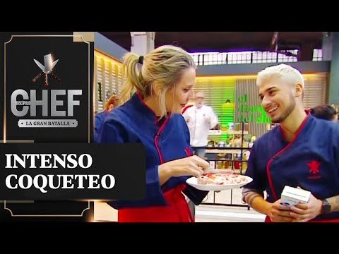 ESTÁ SOLTERO: El coqueteo de Rocío Marengo y Joaquín Winter en El Discípulo del Chef