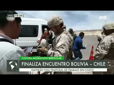 Finaliza encuentro para tratar la migración irregular de Bolivia - Chile