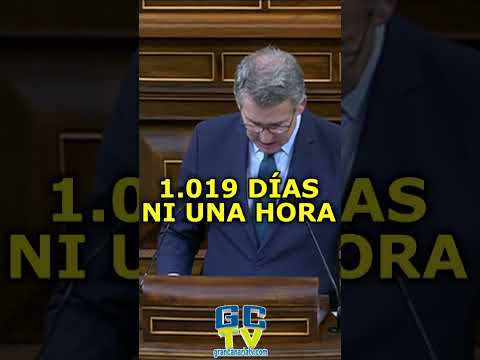 ¿1.019 DÍAS? a usted no le queda NI UNA HORA Feijóo a Sánchez #pp #psoe #vox #sumar #podemos