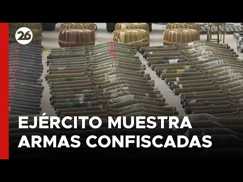 ISRAEL | El ejército muestra las armas confiscadas a Hamás desde el 7 de octubre