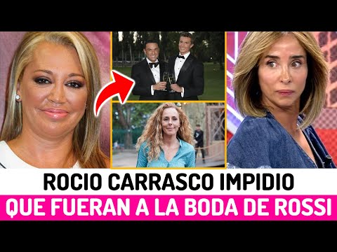 ROCÍO CARRASCO ha HECHO que BELÉN ESTEBAN y MARÍA PATIÑO no VAYAN a la BODA de ANTONIO ROSSI