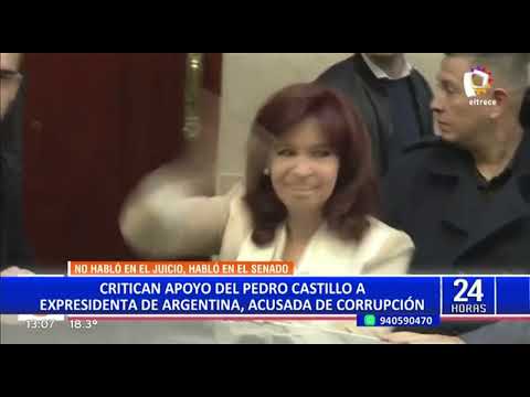 Gonzáles Posada sobre apoyo de Castillo a CFK: Ha aceptado ser un vasallo de esos gobiernos