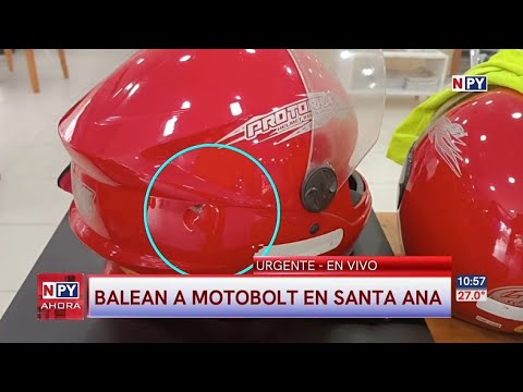 A balazos atacaron a un motobolt en el barrio Santa Ana