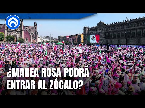 Integrantes de la CNTE bloquean entrada al Zócalo