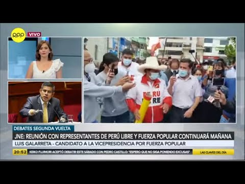 Luis Galarreta: “representantes de Perú Libre no quieren aceptar el cronograma de debates”