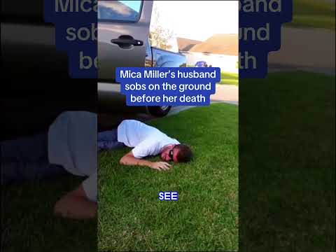 Mica Miller's husband SOBS on the ground BEFORE her death