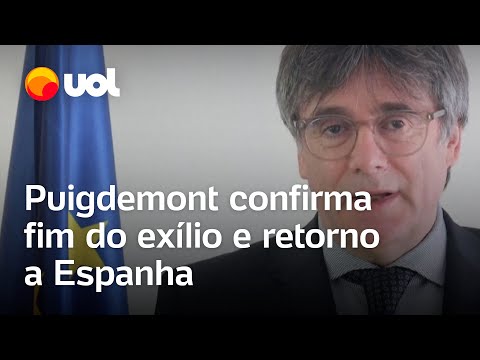 Líder independista, Carles Puigdemont, confirma fim do exílio e retorno a Barcelona