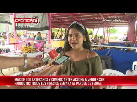 Familias visitan Parque de Ferias celebrado el mes de la Resistencia Indígena - Nicaragua