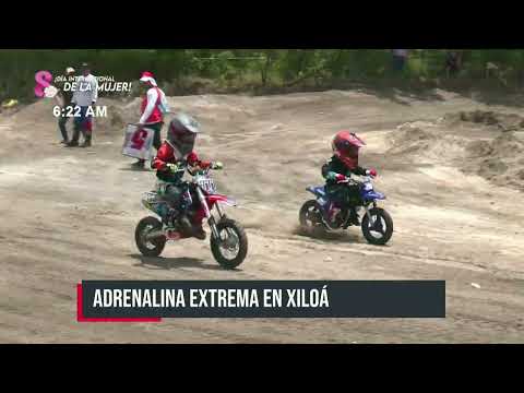 Rugen los motores en competencia Nacional de motocross en Managua - Nicaragua