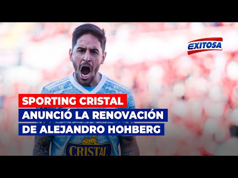 Sporting Cristal anunció la renovación de Alejandro Hohberg