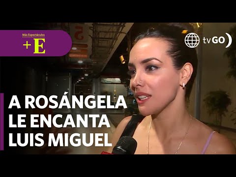 Rosángela Espinoza irradia felicidad tras concierto de Luis Miguel  | Más Espectáculos (HOY)