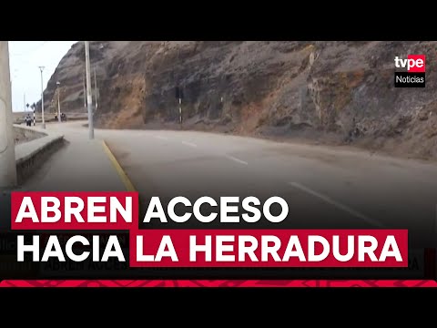 Chorrillos: reabren acceso principal hacia el malecón de La Herradura
