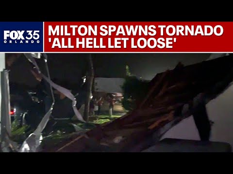 Florida man's home damaged in Hurricane Milton:  'All hell let loose'