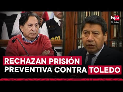 PJ rechazó variar comparecencia simple e imponer prisión preventiva a Alejandro Toledo