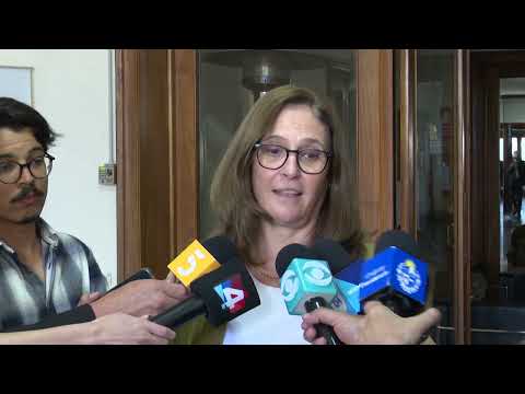 Declaraciones de la ministra de Industria, Energía y Minería, Elisa Facio