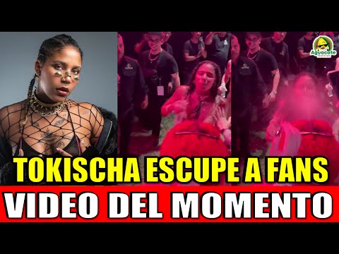 Tokischa ESCUPE a FANS en Caracas Venezuela VIDEO  El polémico concierto de la cantante Tokischa