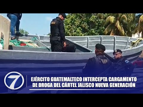 Ejército guatemalteco intercepta cargamento de droga del cártel Jalisco Nueva Generación
