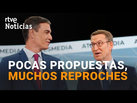 DEBATE 23J: SÁNCHEZ carga contra los PACTOS de PP y VOX y FEIJÓO ataca DURAMENTE la ECONOMÍA | RTVE