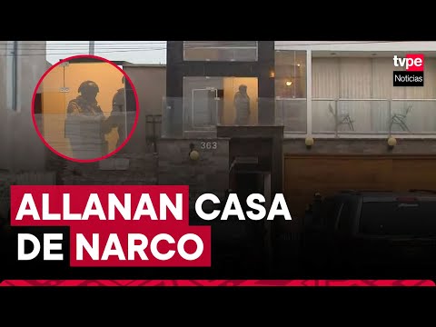 Surco: Policía y Fiscalía allanan casa de capo del narcotráfico