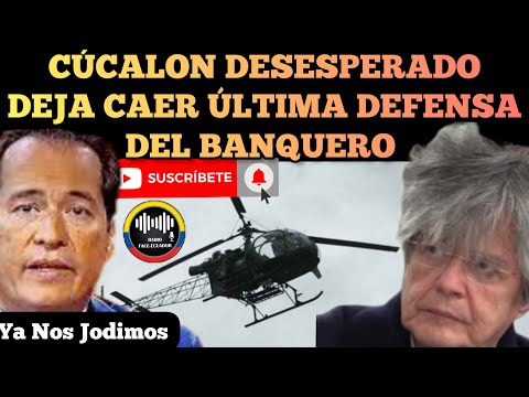 MINISTRO CÚCALON DESESPERADO DEJA SIN DEFENSA AL BANQUERO LASSO ANTE SU CAIDA INMINENTE NOTICIAS RFE