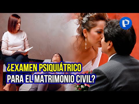 María Acuña propone que examen psiquiátrico sea incluido como requisito para matrimonio civil