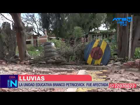 Cochabamba: Cae un muro perimetral de un colegio
