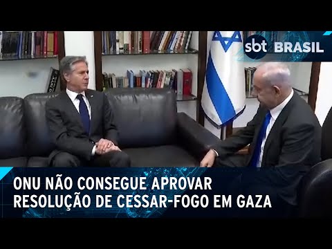 Rússia e China negam texto proposto pelos EUA para cessar-fogo em Gaza | SBT Brasil (22/03/24)