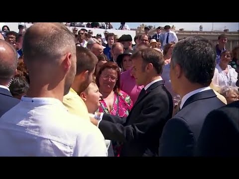 Macron preside los actos con motivo del día de la Fiesta Nacional de Francia