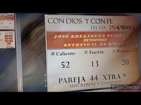25 Abril 2024 Jose Rodriguez numeros