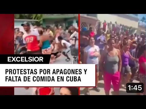Cuba: Protestas en las calles de la capital cubana Mas, 100 Personas Presa y condenadas