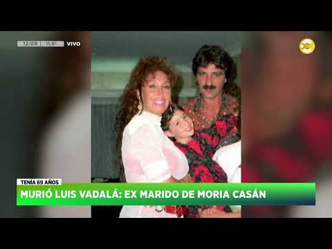 Murió el exmarido de Moria Casán, Luis Vadalá - Nieves Otero