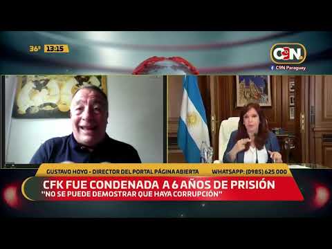 Cristina Fernández condenada a 6 años de prisión