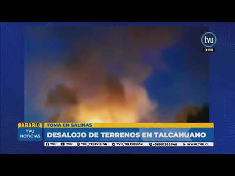 Controvertido desalojo de toma de terreno se concretó en Talcahuano