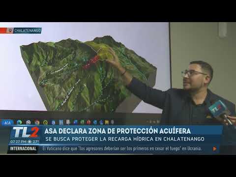ASA declara zona de protección acuífera cerro negro Chalatenango