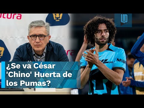 ¿Se va César 'Chino' Huerta de los Pumas? Esto dijo Luis González, presidente de Pumas