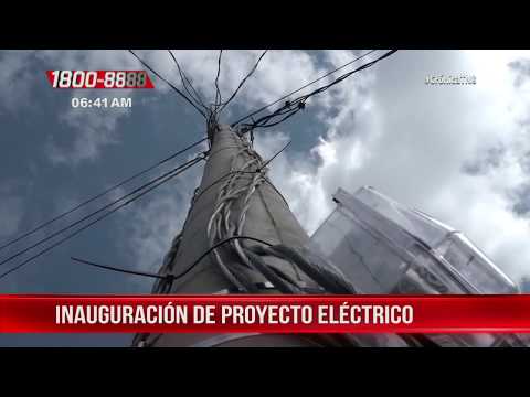 Inauguración del proyecto de energía eléctrica en Boaco - Nicaragua