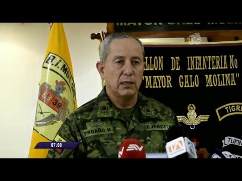 Operativos militares se reforzarán en las zonas fronterizas de Ecuador y Colombia